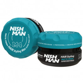   Nishman Воск матовый для стилизации волос  Matte Finish Super High Hold Wax M4 100 мл (8682035081081)