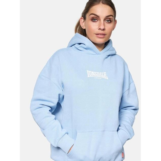 Lonsdale Худі утеплене жіноче  Kilmote 117262-3059 XL Блакитний/Білий (4251522384109) - зображення 1