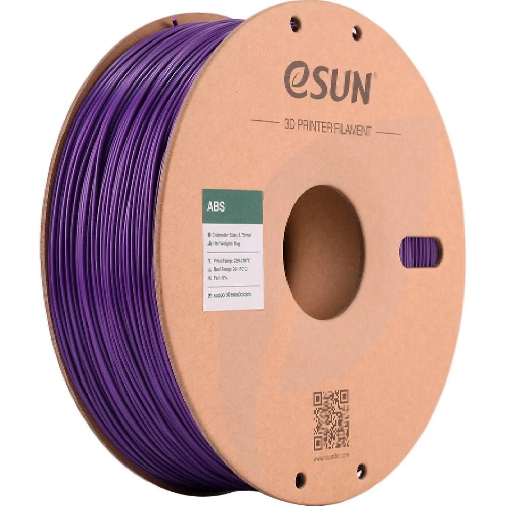 Esun ABS Filament (пластик) для 3D принтера  1кг, 1.75мм, фіолетовий (ABS-175Z1) - зображення 1