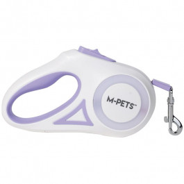   M-Pets (М-Петс) Flash Retractable Dog Leash - Повідець-рулетка з підсвічуванням для собак 5 м (934901)