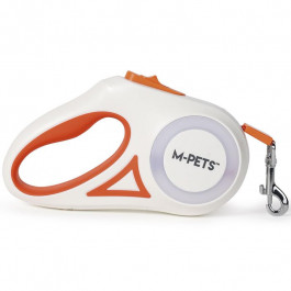   M-Pets (М-Петс) Flash Retractable Dog Leash - Повідець-рулетка з підсвічуванням для собак 3 м (934902)