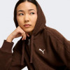 PUMA Толстовка на блискавці утеплена з капюшоном жіноча  Her Full-Zip Hoodie 68163665 XS Коричнева (40679 - зображення 4