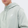 Nike Оливкова чоловіча кофта  M NSW CLUB HOODIE FZ BB BV2645-371 M - зображення 4