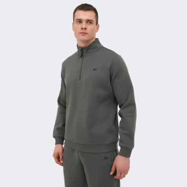 East Peak Хакі чоловіча кофта  men's brushed terry halfzip eas1222204_509 L - зображення 1