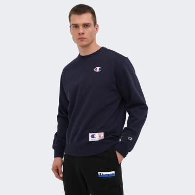 Champion Темно-синя чоловіча кофта  crewneck sweatshirt cha220325-NNY XXL - зображення 1