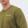 Champion Оливкова чоловіча кофта  crewneck sweatshirt cha220259-GNUM XXL - зображення 4