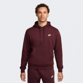   Nike Бордова чоловіча кофта  M NSW CLUB HOODIE PO BB BV2654-652 S