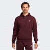 Nike Бордова чоловіча кофта  M NSW CLUB HOODIE PO BB BV2654-652 XXL - зображення 1