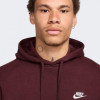 Nike Бордова чоловіча кофта  M NSW CLUB HOODIE PO BB BV2654-652 XL - зображення 4