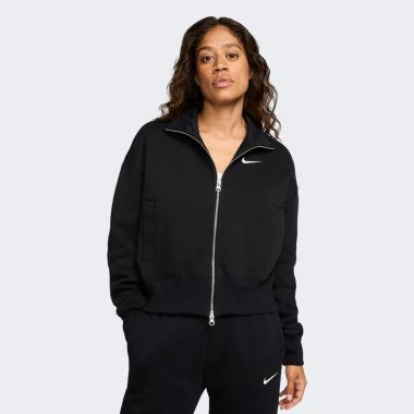 Nike Чорна жіноча кофта  W NSW PHNX FLC OS TRK JKT FZ3204-010 XS - зображення 1