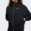 Nike Чорна жіноча кофта  W NSW PHNX FLC OS TRK JKT FZ3204-010 XS - зображення 4