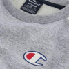 Champion Світло-сіра чоловіча кофта  crewneck sweatshirt cha220318-NOXM/WHT M - зображення 4