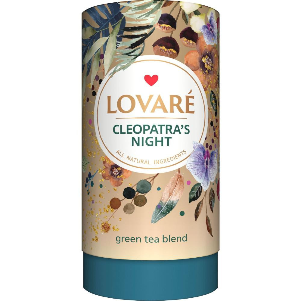 Lovare Чай  Cleopatra's Night сумiш зеленого чаю 80 г (4820097815549) - зображення 1