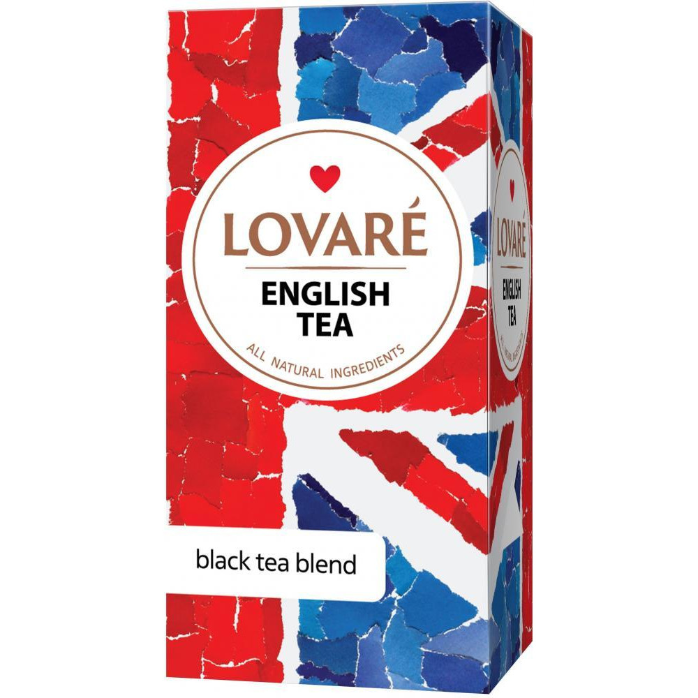 Lovare Чай  English Tea чорний асорті 24 пакети по 2 г (4820097816065) - зображення 1