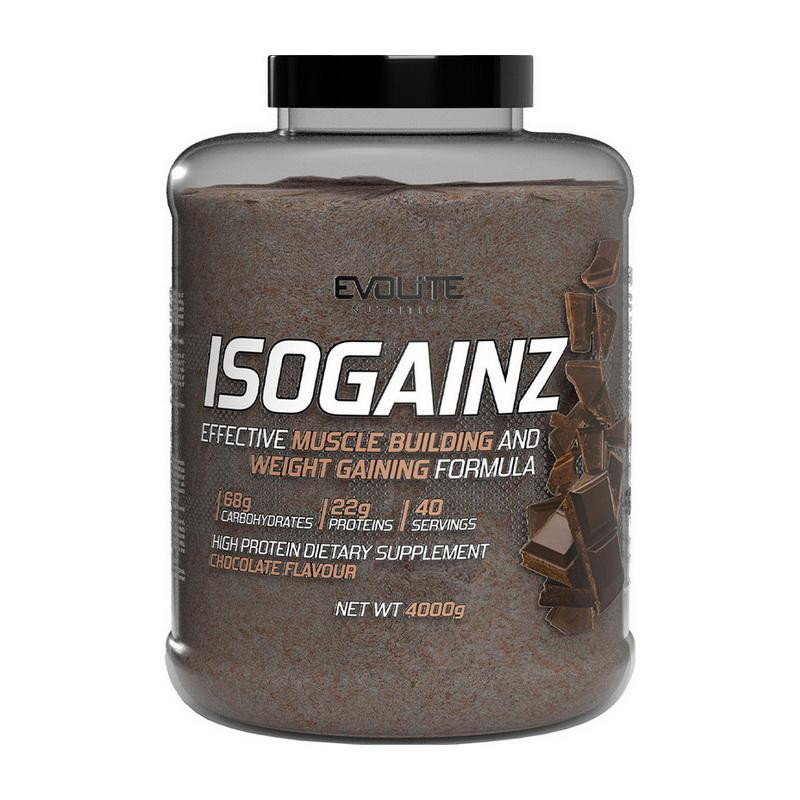 Evolite Nutrition IsoGainz 4000 g /40 servings/ Chocolate - зображення 1