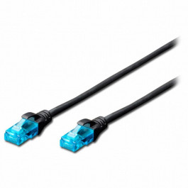   Digitus UTP Cat. 5e AWG 26/7 CCA PVC 5m Black (DK-1512-050/BL)