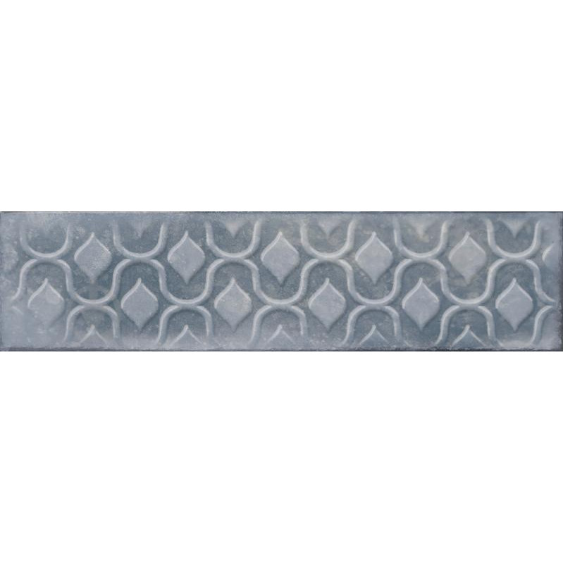 Cifre Ceramica Плитка Cifre Drop Relieve Blue 7,5x30 - зображення 1