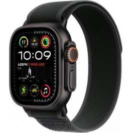   Apple Watch Ultra 2 GPS + Cellular 49mm Black Titan. Case w. Black Trail Loop - S/M (MX4U3)