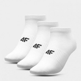   4F Набір шкарпеток  Socks Cas F197 4FAW23USOCF197-10S 39-42 3 пари Білий (5904698392476)