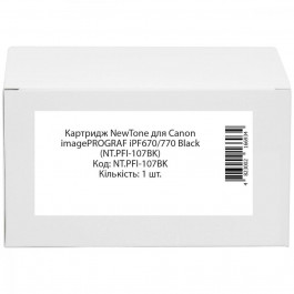   NewTone Картридж Canon imagePROGRAF iPF670/770 Black (NT.PFI-107BK)