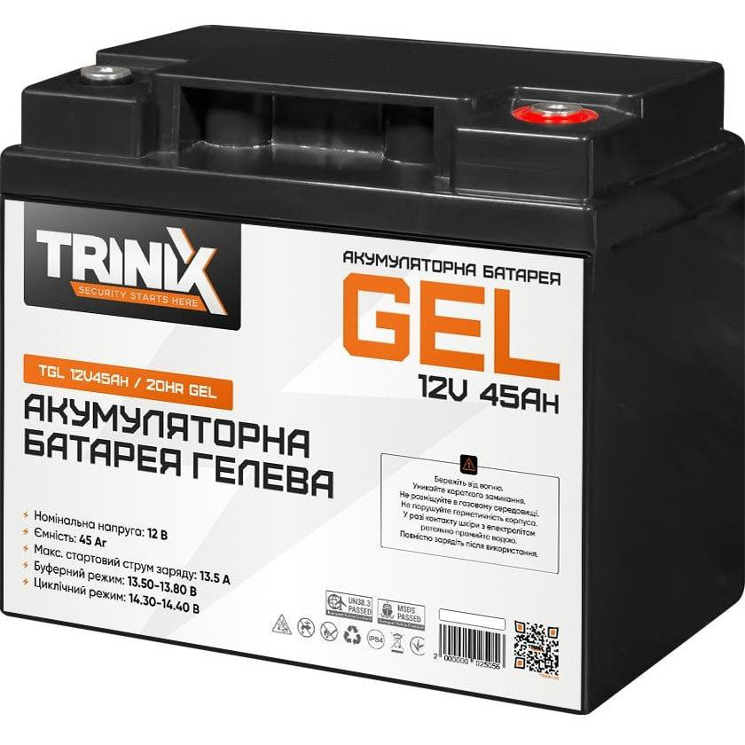 Trinix TGL12V45Ah/20Hr GEL (44-00020) - зображення 1