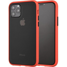   MakeFuture Matte PC+TPU Apple iPhone 11 Pro Max Frame Red (MCMF-AI11PMRD)