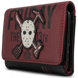   Loungefly Friday The 13th - Jason Mask Tri-Fold Wallet