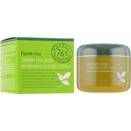   FarmStay Осветляющий крем  Green Tea Seed Whitening Water Cream с зеленым чаем 100 г (8809317287065)