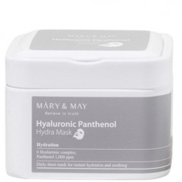   MARY & MAY Набір масок для обличчя  Hyaluronic Panthenol Hydra Mask, з пантенолом, 30 шт.