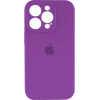 Borofone Silicone Full Case AA Camera Protect for Apple iPhone 13 Pro Purple (FullAAi13P-19) - зображення 1