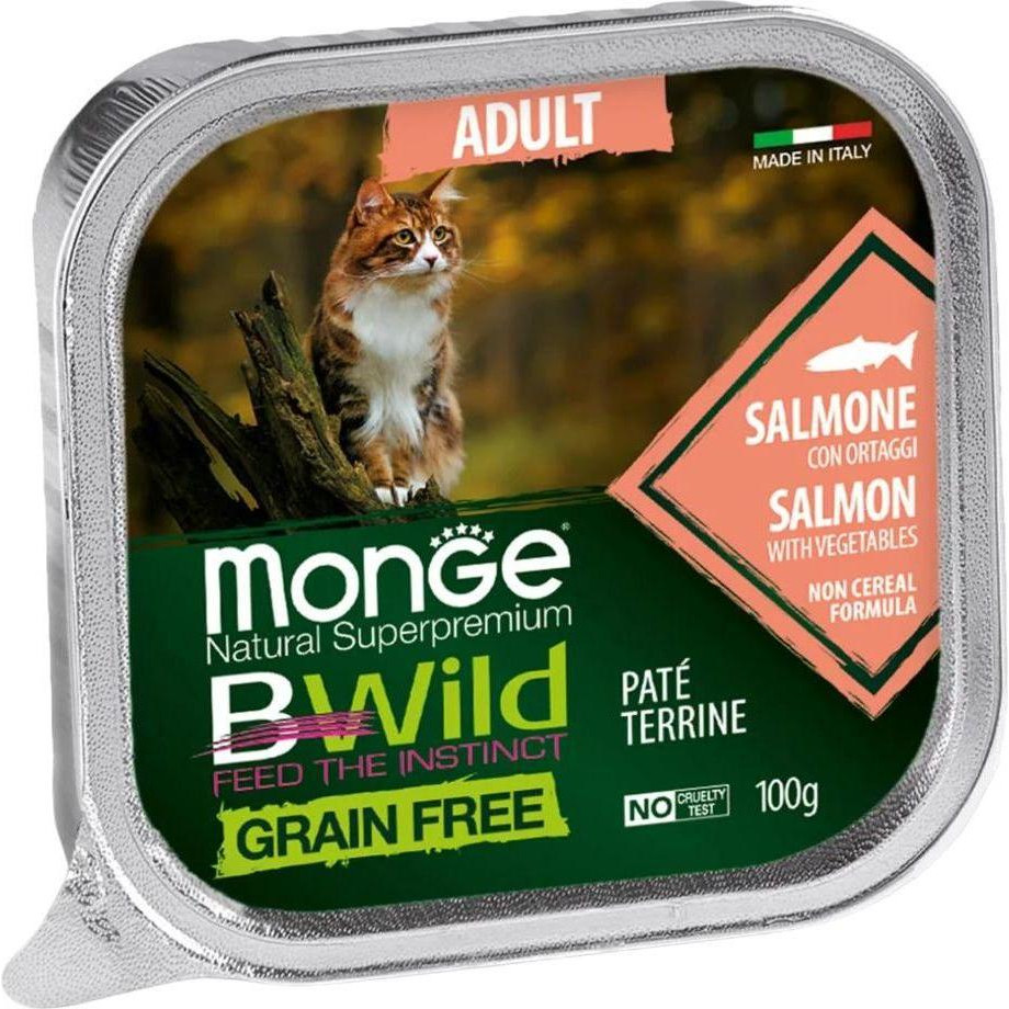 Monge BWild Grain Free Wet Salmon Adult 100 г (8009470012881) - зображення 1