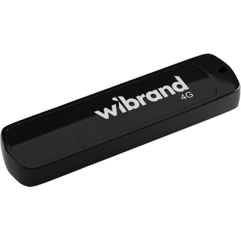 Wibrand 4 GB Grizzly Black USB 2.0 (WI2.0/GR4P3B) - зображення 1