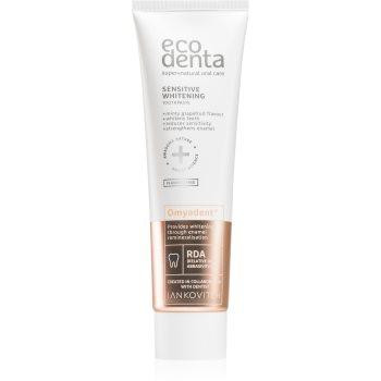 Ecodenta Sensitive Whitening відбілююча зубна паста для чутливих зубів 100 мл - зображення 1