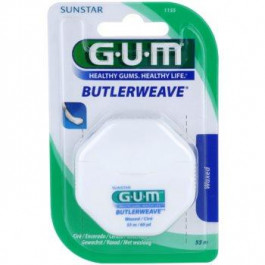   Sunstar GUM Butlerweave Вощена міжзубна нитка 55 м