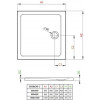 Radaway Doros C 90x90 SDRC9090-01 - зображення 2