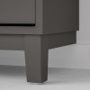 IKEA STALL Тумба для взуття, 3 відділення, темно-сіра, 79x29x148 см (605.302.33) - зображення 5