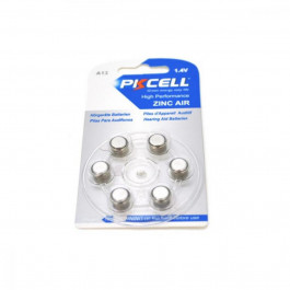   PKCELL ZA312 bat(1.4B) Zinc Air 6шт (ZA312-6B)