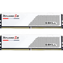   G.Skill 32 GB (2x16GB) DDR5 5600 MHz Ripjaws S5 Matte White (F5-5600J3036D16GX2-RS5W)