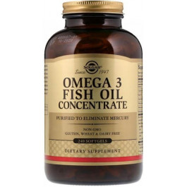   Solgar Omega-3 Fish Oil Concentrate 240 капсул