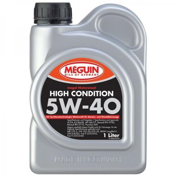 Meguin High Condition 5W-40 1л - зображення 1