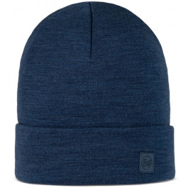   Buff Шапка  Merino Heavyweight Beanie Solid Night Blue (BU 111170.779.10.00)