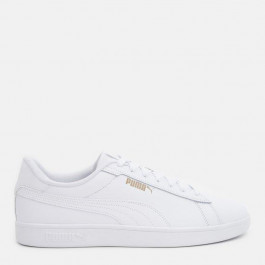   PUMA Мужские кеды низкие  Smash 3.0 L 39098701 44 (9.5UK) 28.5 см White-White-Gold (4065452797843)