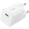 Baseus GaN5 Fast Charger Mini 1C 25W Moon White (P10110909213-00) - зображення 2