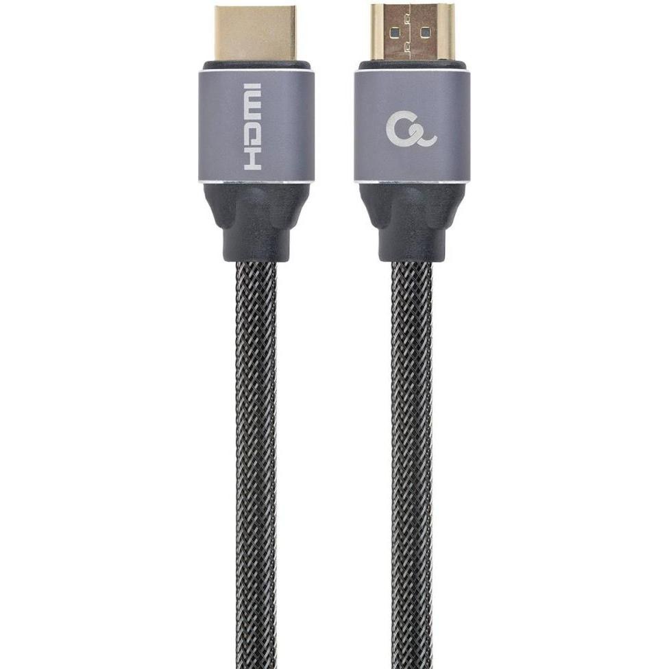 Cablexpert Premium HDMI 7.5m Gray/Black (CCBP-HDMI-7.5M) - зображення 1