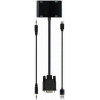 Cablexpert VGA to HDMI/VGA+audio 3.5mm Black (A-VGA-HDMI-02) - зображення 2