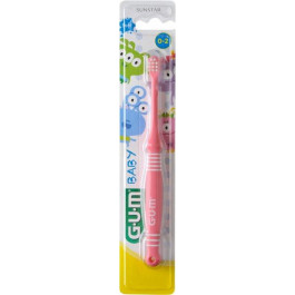   G.U.M Toothbrush Зубная щетка  Baby Monster Мягкая Розовая (0070942125512_Pink)