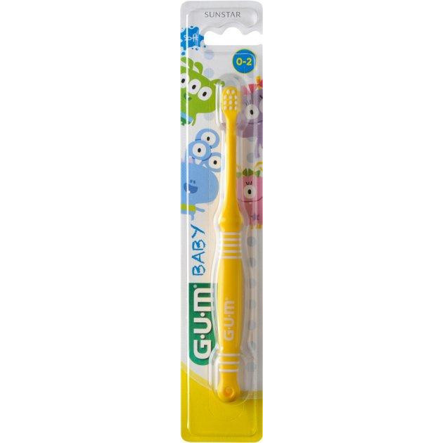 G.U.M Toothbrush Зубная щетка  Baby Monster Мягкая Желтая (0070942125512_Yellow) - зображення 1