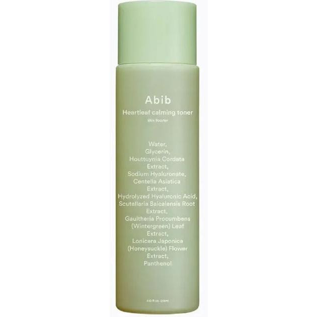 Abib - Заспокійливий тонік для обличчя - Heartleaf Calming Toner Skin Booster - 200ml - зображення 1