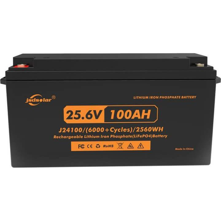 JSDsolar J24100 LiFePO4 25.6V 100Ah - зображення 1