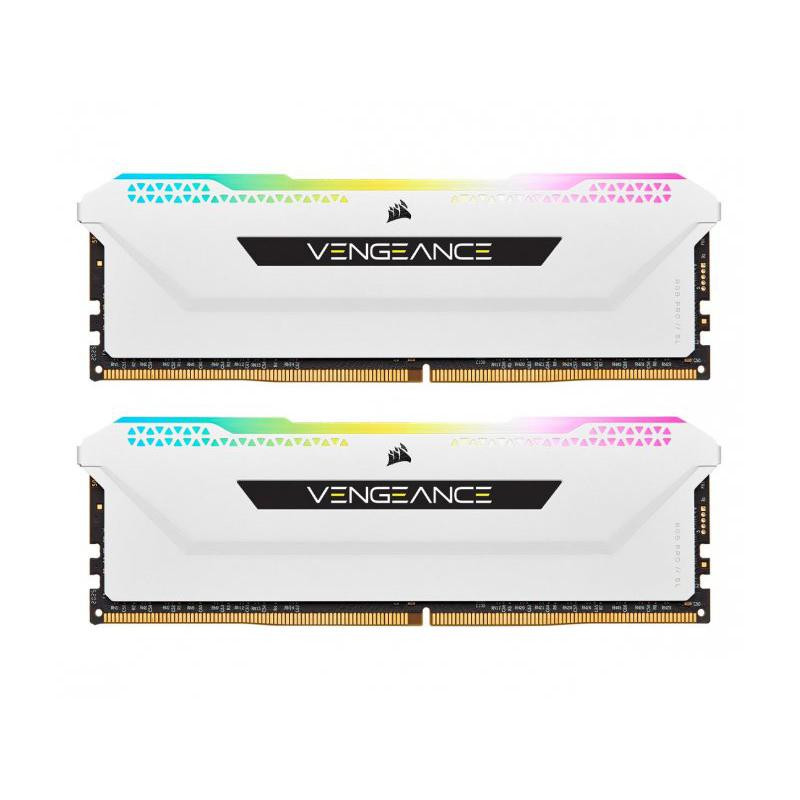 Corsair 16 GB (2x8GB) DDR4 3200 MHz Vengeance RGB PRO SL (CMH16GX4M2E3200C16W) - зображення 1